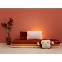 Matelas Zanzibar Velours – Rose fleuri