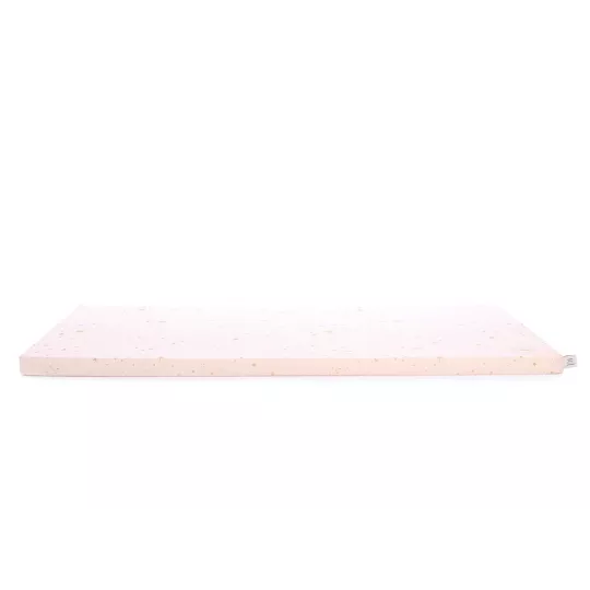 Matelas – St-Barth – étoiles dorées – rose rêvé