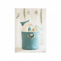 Sac de rangement – Bamboo – confettis dorés – vert magique