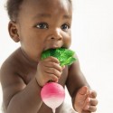 Natural rubber teething baby toy RADISH| Petit Toi - Lausanne