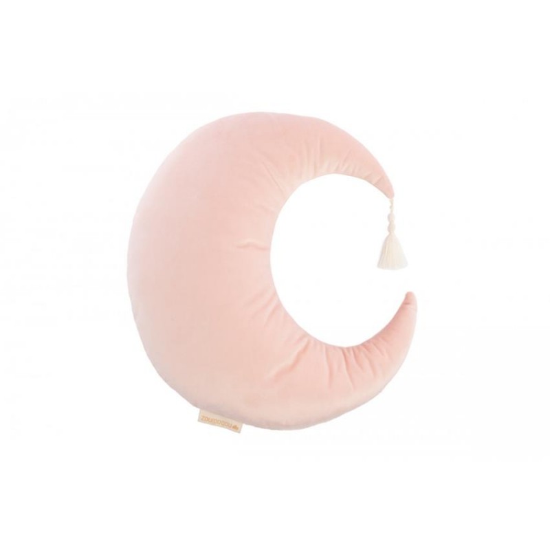 cushion-velvet-pierrot-moon-bloom-pink-nobodinoz-petit-toi-lausanne