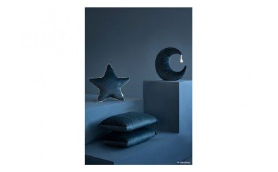 cushion-velvet-pierrot-moon-night-blue-nobodinoz-petit-toi-lausanne
