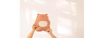 Coussin - Pasu Grizzly - rose quartz