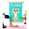 Affiche OMM Design Léopard