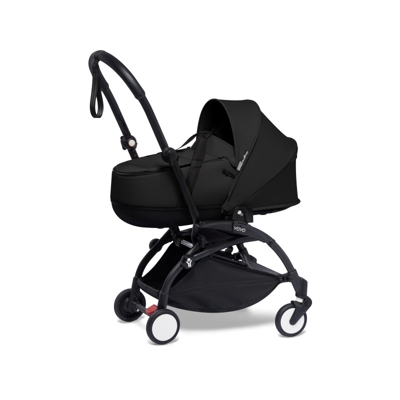 Stroller Babyzen YOYO2 Bassinet Black + Black Frame - Petit Toi Lausanne