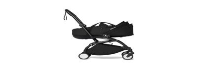 Stroller Babyzen YOYO2 Bassinet Black + Black Frame - Petit Toi Lausanne