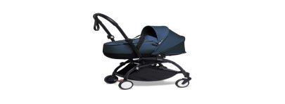 Stroller YOYO3 Bassinet Navy Blue + Black Frame