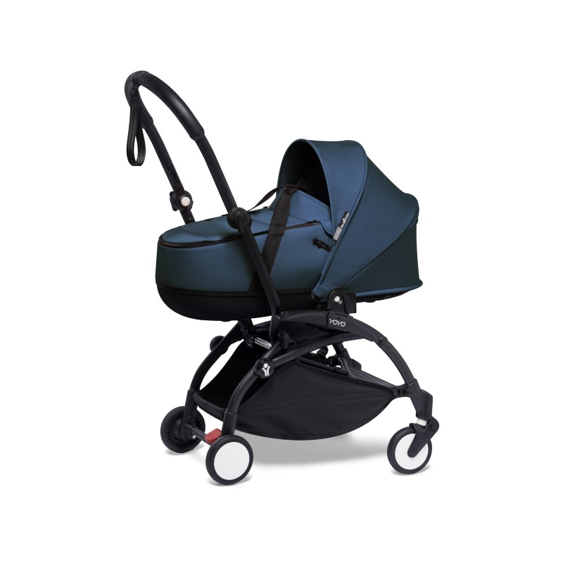 Stroller YOYO3 Bassinet Navy Blue + Black Frame