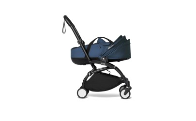 Stroller YOYO3 Bassinet Navy Blue + Black Frame