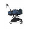 Stroller Babyzen YOYO2 Bassinet  Navy Blue + White Frame - Petit Toi Lausanne