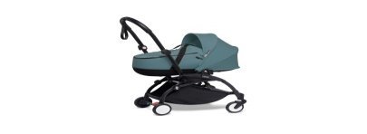 Stroller Babyzen YOYO2 Bassinet Aqua + Black Frame - Petit Toi Lausanne