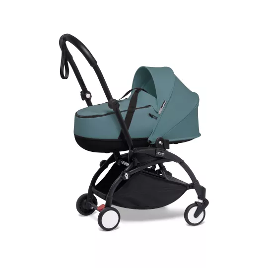 Stroller YOYO3 Bassinet Aqua + Black Frame