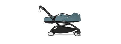 Stroller Babyzen YOYO2 Bassinet Aqua + Black Frame - Petit Toi Lausanne