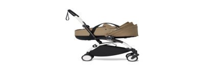 Stroller YOYO3 Bassinet Toffee + White Frame