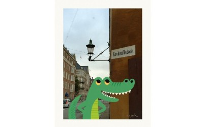 Crocodile poster by OMM Design - Petit-Toi