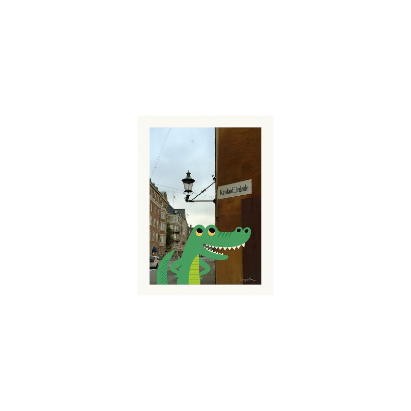 Crocodile poster by OMM Design - Petit-Toi