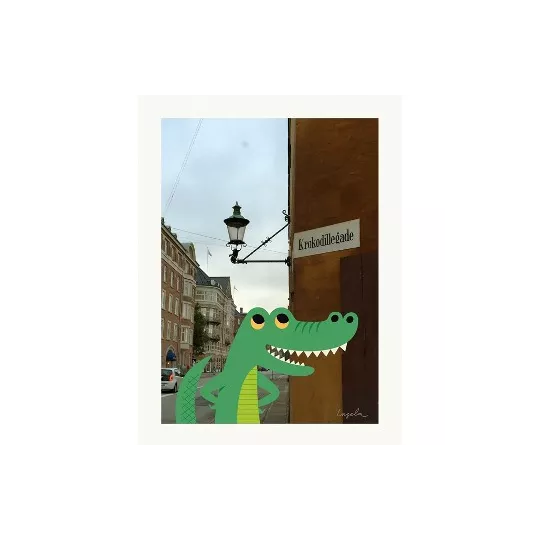 Crocodile poster by OMM Design - Petit-Toi