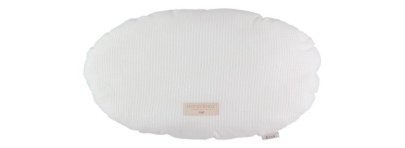 Round Newton Cushion White Nobodinoz Petit-Toi