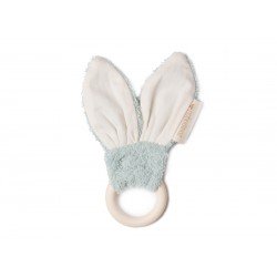 Teether Ring - Bunny - Green