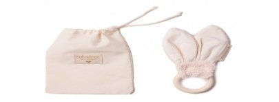 Anneau de dentition lapin rose Nobodinoz Petit-Toi