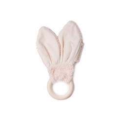 Teether Ring - Bunny - Pink