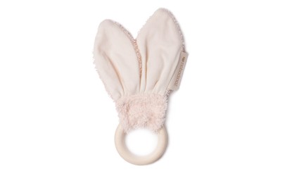 Teether Ring Bunny Pink Nobodinoz Petit-Toi