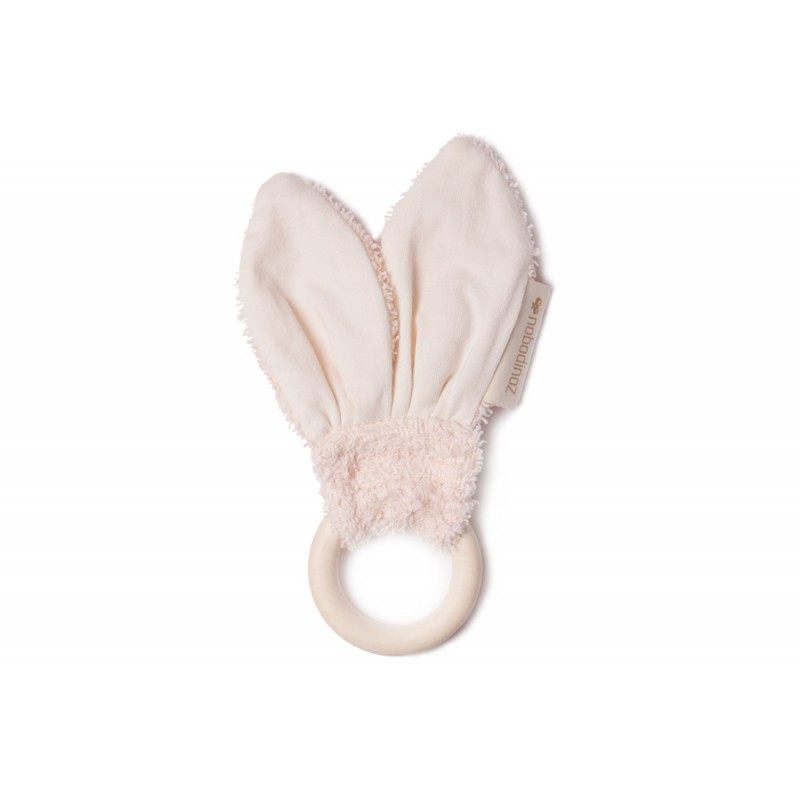 Teether Ring - Bunny - Pink