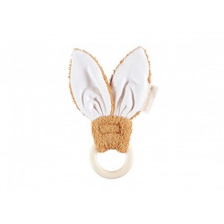 Teether Ring - Bunny - Caramel