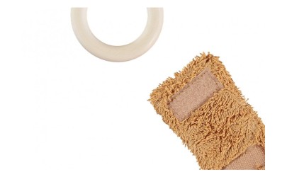 Teether Ring Bunny Caramel Nobodinoz Petit-Toi