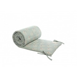 Tour de lit – Nest – blanc gatsby/vert antique