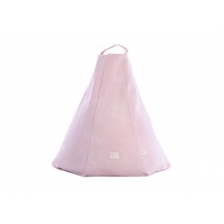 Pouffe – Marrakech – White Bubble - Misty Pink