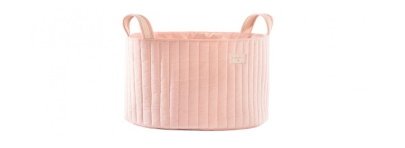 panier-rangement-velours-savanna-rose-fleuri-nobodinoz-petit-toi-lausanne