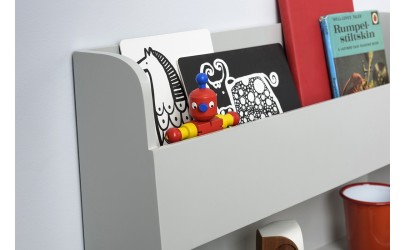 bunk bed buddy wall shelf grey Tidy Book Petit-Toi