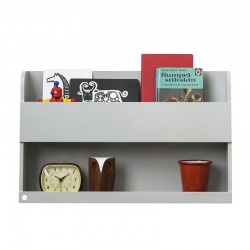 Bunk Bed Buddy Wall Shelf - grey