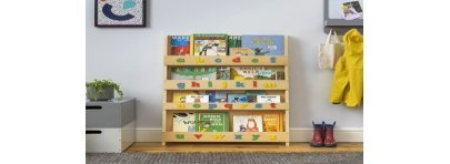 bookcase with alphabet 5 colors Tidy Books Petit-Toi