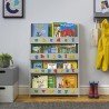 bookcase with alphabet 5 colors Tidy Books Petit-Toi