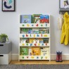 bookcase with alphabet 5 colors Tidy Books Petit-Toi