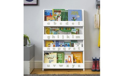 bookcase with alphabet 5 colors Tidy Books Petit-Toi