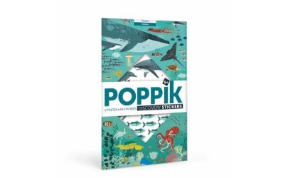 Poster géant  découvrir l'océan - Poppik - PetitToi Lausanne