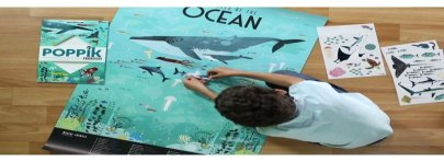 Giant poster Discover the ocean -  Poppik - PetitToi Lausanne