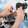 Poster géant découvrir les animaux Poppik Petit-Toi