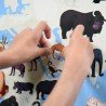 Giant poster discovering animals Poppik Petit-Toi