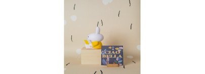 tirelire miffy avec livre jaune Atelier Pierre Petit-Toi