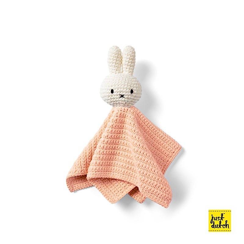 Miffy doudou pastel rose Just Dutch Petit-Toi