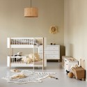 low bunk bed wood mini collection white oak Oliver Furniture Petit-Toi