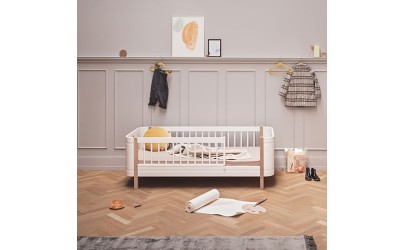 Junior bed Wood - white oak - Oliver Furniture - Petit Toi Lausanne