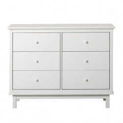 Commode – Seaside Collection – Blanc (6 tiroirs)