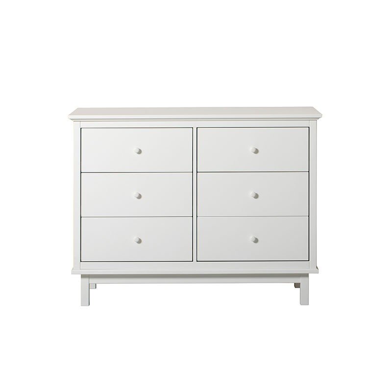 Commode Seaside Blanc 6 tiroirs- Oliver Furniture - Petit Toi