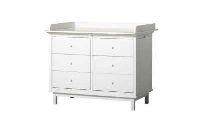 Wood Nursery Dresser and changing tabe - Oliver Furniture