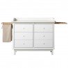 Commode Seaside Blanc 6 tiroirs- Oliver Furniture - Petit Toi